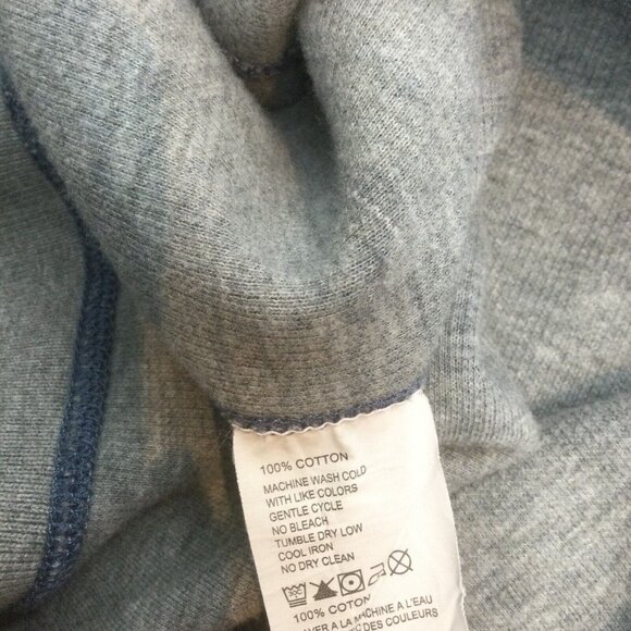 Tommy Bahama Mens Sweater Reversible Blue Large Pullover Knit Grey Flip Side - Picture 9 of 11